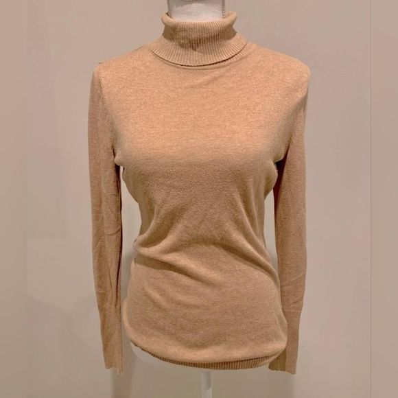Worthington Sweaters - Women's Camel Color Turtleneck Sweater